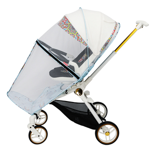 遛娃神器蚊帐通用全罩式溜娃playkids配件babyvovo婴儿推车防蚊罩