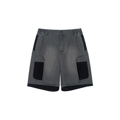 工装短裤局部拼接lab.lfe