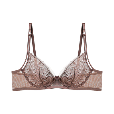 爱慕Sugar26春夏内衣女3/4软托轻薄杯大胸显小文胸AM13C801