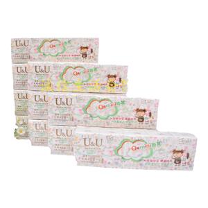 包邮 10条100包 U&U印花手帕纸 10包小手帕纸 U&U印花纸巾