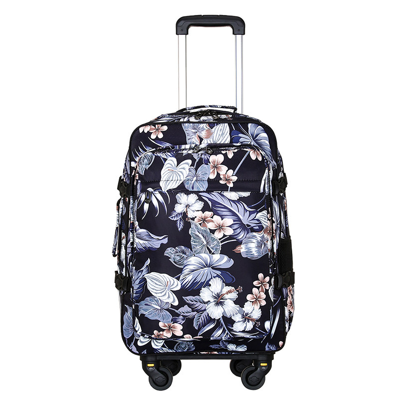 双肩拉杆背包大容量万向轮旅行包防水行李包旅行背包男女行李袋潮