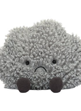 英国Jellycat趣味暴风云毛绒玩具安抚玩偶柔软公仔娃娃生日礼物