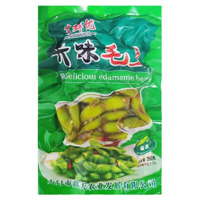 菜鲜优开味毛豆350g凉拌半成品