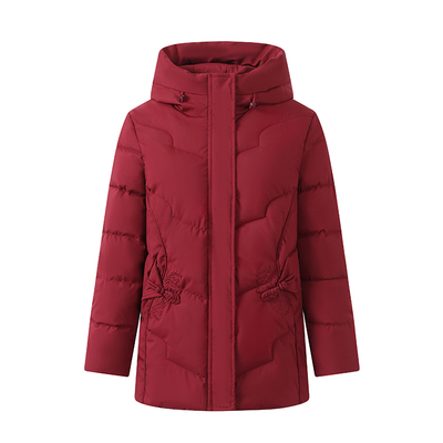 中老年妈妈宽松百搭羽绒服