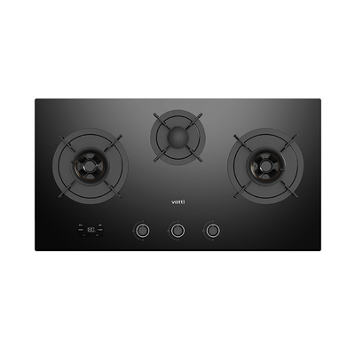 [高效三眼灶]华帝i10503燃气灶定时家用煤气双灶台多眼炉三灶台式