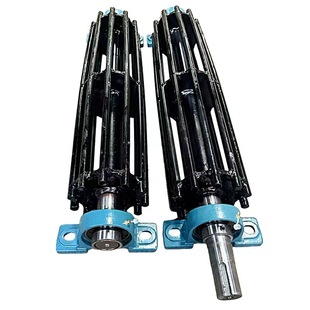 输送机传送带竹笼式改向钢筋滚筒皮带机主动头轮尾轮鼠笼式花篮辊