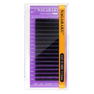 nagaraku嫁接睫毛单根多取开花空气圆毛根无胶超软天鹅绒美睫店用