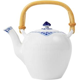 RoyalCopenhagen皇家哥本哈根手绘公主蓝茶壶下午茶一人茶具家用