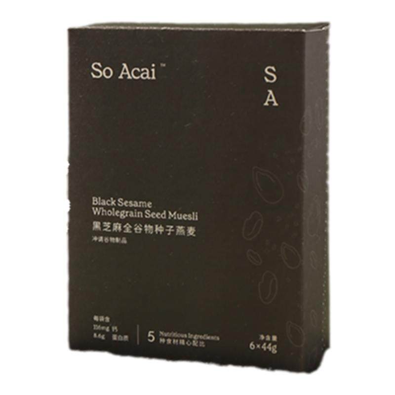 SoAcai黑芝麻谷物燕麦独立包装