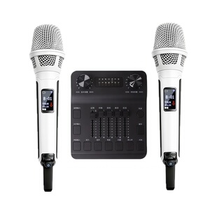 乐醉人适配漫步者音响惠威书架有源音箱话筒麦克风k歌声卡调音台