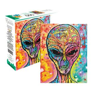 现货包邮美国Aquarius进口成人益智动漫拼图 外星人500片减压礼物