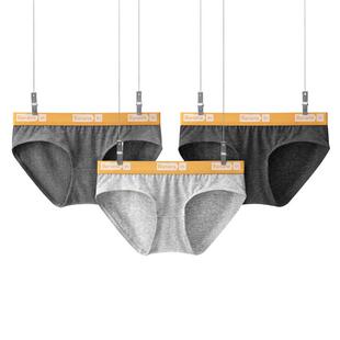 3件|蕉内银皮301S女士内裤纯棉透气裆美式运动吸汗性感三角裤红色