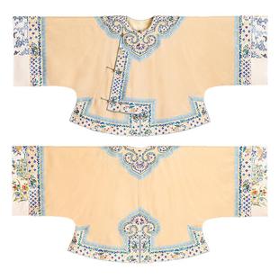 画楼闻莺丨一城风絮丨夏季中式绣花镶边如意云肩琵琶大襟原创款袍