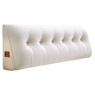 床头靠垫软包小羊绒榻榻米有无床头大靠背防撞床上靠枕可拆洗床靠