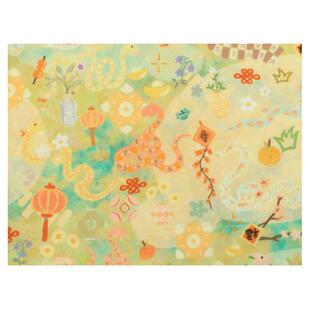 英国正品liberty面料蛇年限定100支lawn长纤棉柔软服装布料梦之影