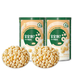 宝宝馋了婴幼儿小馒头宝宝零食无添加蔗糖儿童奶豆8个月+辅食婴儿