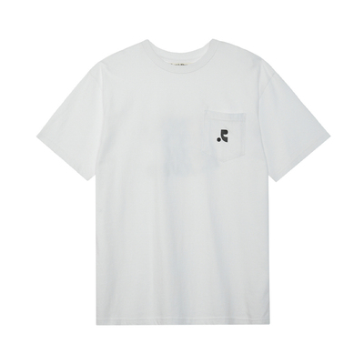 原创logo口袋印花短袖T恤