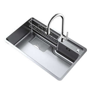 日丰金刚水槽|日式大单槽加厚304不锈钢台下洗碗槽厨房集渣洗菜盆