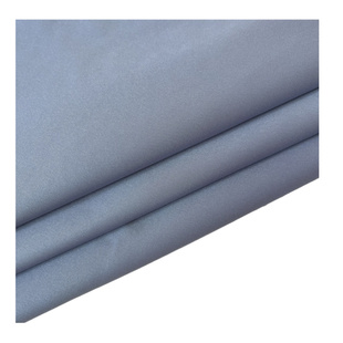 高档纯色斜纹涤纶抗皱风衣布料聚酯纤维面料春秋夹克外套派克服装