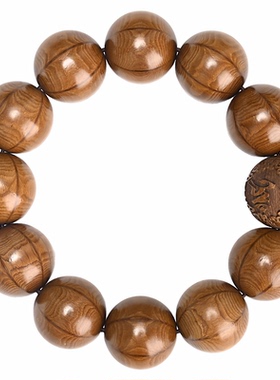 六道木精工雕刻珠六字真言手串