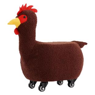 客厅万向轮小凳子家用滑轮矮凳小板凳网红滑轮移动凳子脚凳沙发凳