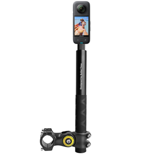 影石insta360x5x4x3运动相机自行车摩托车骑行支架自行车把自拍杆大疆osmo360骑行自拍杆固定支架gopro自拍杆