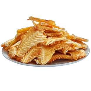 青岛香酥鱼排500g即食海鲜零食香辣鱼骨头粒酥脆非湖南洞庭湖特产