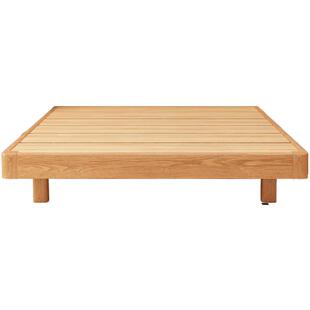 无床头排骨架床架实木床榫卯结构现代简约双人床主卧2025年新款床