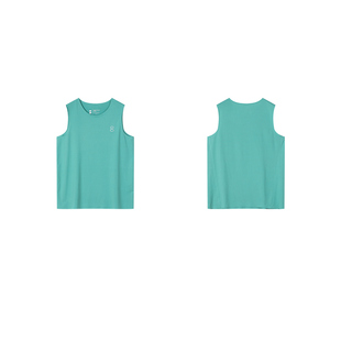 SUNNYWHITEGreen喜光童装夏季儿童背心T恤女男大童运动T恤