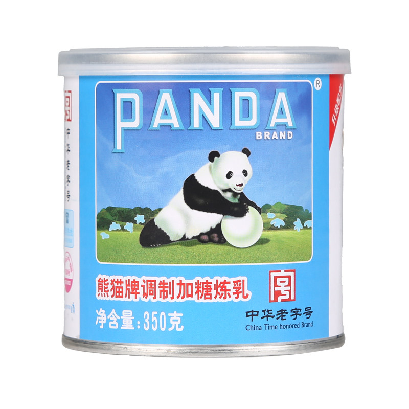 熊猫牌加糖炼奶350g*24罐整箱