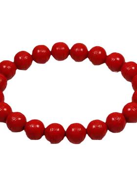 饰品天然朱砂高含量福纹帝王红佛珠手链女礼物正品原矿