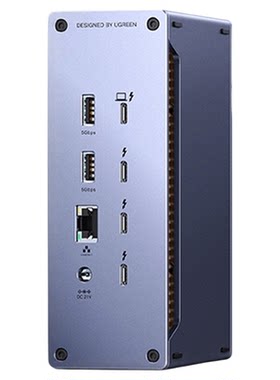绿联适用雷电5拓展坞typec扩展8K投屏120Gbps传输USB集线转换器多屏异显接口Thunderbolt苹果MacbookM4ProMax