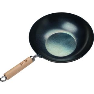 舌尖上的中国拍摄臻三环手工锻打铁锅无涂层不易粘锅炒锅电磁炉