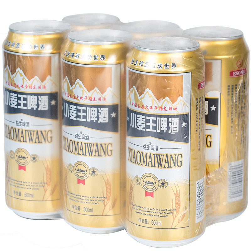 益生菠萝啤小麦王8度500ml*6听整箱特价清仓包邮国产精酿罐装