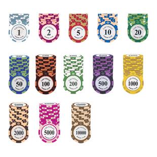 猎富德州筹码棋牌室专用卡片打牌筹码币德州扑克积分币打麻将牌码