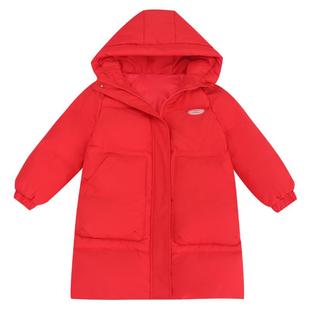 【-20℃】25冬季中小童女童长款过膝极寒加厚保暖三防儿童羽绒服