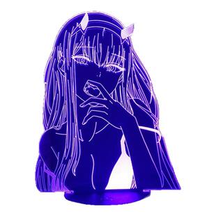 国家队02周边亲爱的弗兰克斯手办零二桌面摆件卧室电竞氛围小夜灯