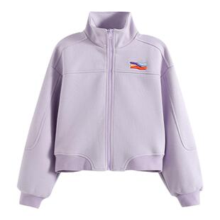 小叮尤尤女童截短式卫衣外套2026春季新款中大童百搭开衫儿童上衣