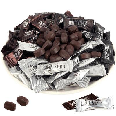 即食咖啡糖豆糖办公室硬糖可嚼