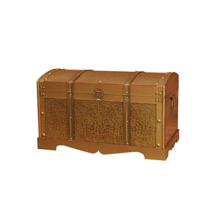 复古风超大号收纳箱储物箱密室百宝箱道具宝藏箱子家用收纳盒木箱