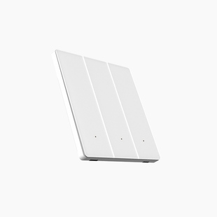 yeelight易来Mesh2.0智能开关AG玻璃面板零火无线远程已接入米家