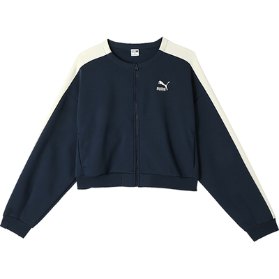 彪马女士运动透气短款休闲外套