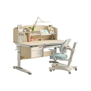 英国Aibdner电动智能儿童学习桌实木升降书桌小学生电控桌椅套装