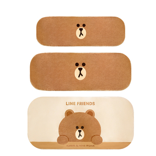 床边地毯卧室床边加厚地垫卡通新款冬天仿羊绒女孩儿童房地垫