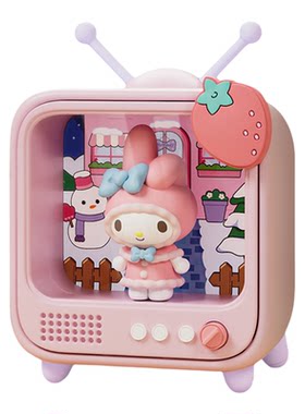 三丽鸥凯蒂猫hellokitty发光摆件