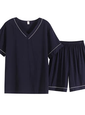 男士超薄凉快绵绸初中生家居服