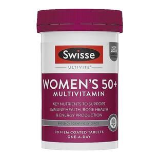 澳大Swisse斯维诗女士复合维生素50岁以上多维营养白瓶90粒保健品