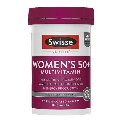 澳大Swisse斯维诗女士复合维生素50岁以上多维营养保健品90粒白瓶