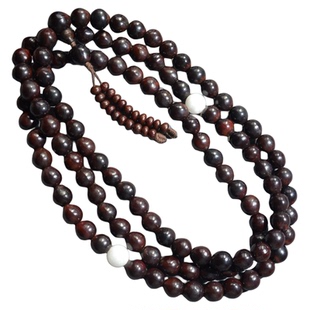 野生无患子108颗菩提佛珠天然木患籽挂珠项链文玩男女108念珠饰品