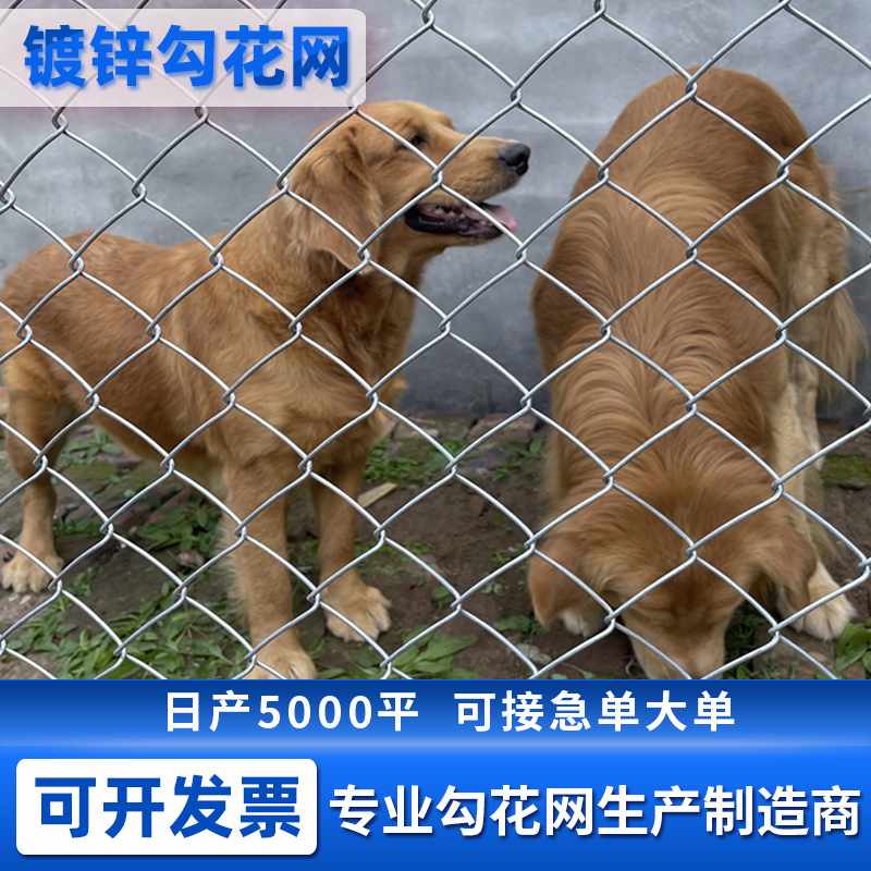 养殖勾花网户外圈地菱形铁丝网防护养鸡果园农场围栏护栏网隔离鸭